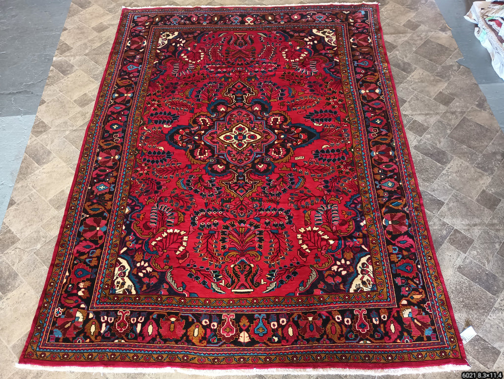 8.3 x 11.4 Authentic Persian Lilihan Rug Classical Beauty #F-6021