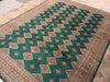 Load image into Gallery viewer, GREEN Jaldar Bokara Rug Quality Wool Handmade 8' x 11' #F-6038