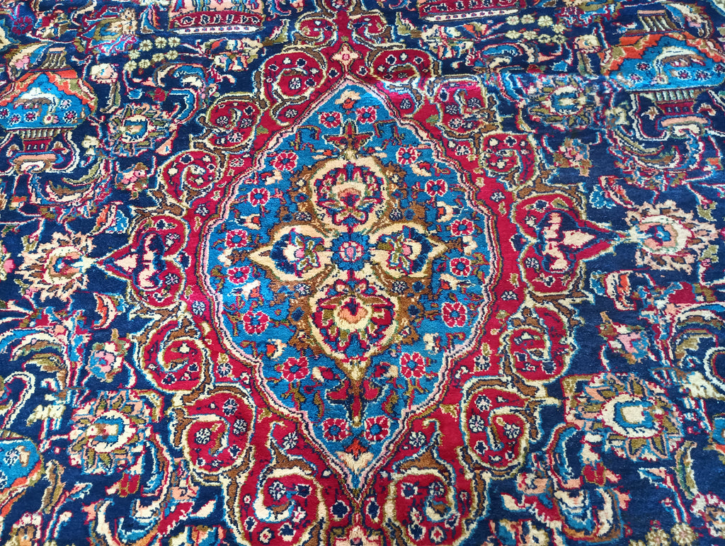 9.4 x 13.6 Exotic Persian Kashmar Rug #F-6041