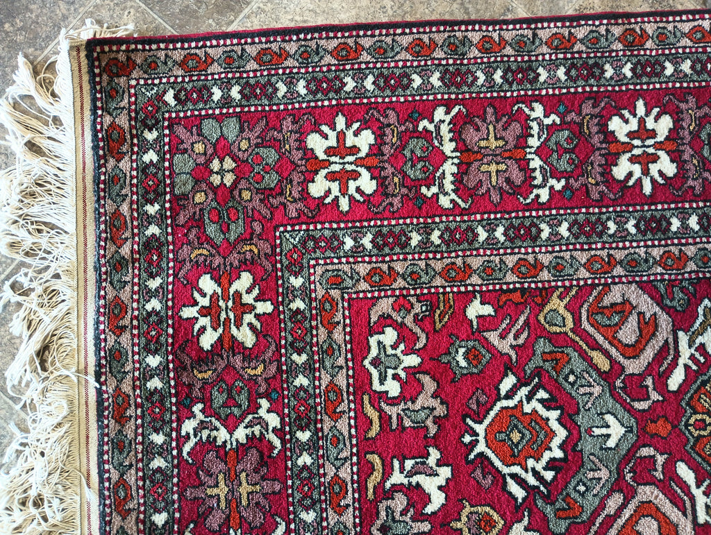 4.9 x 7.2 Shrivan Wool handmade Azarbayjan Rug #F-6083