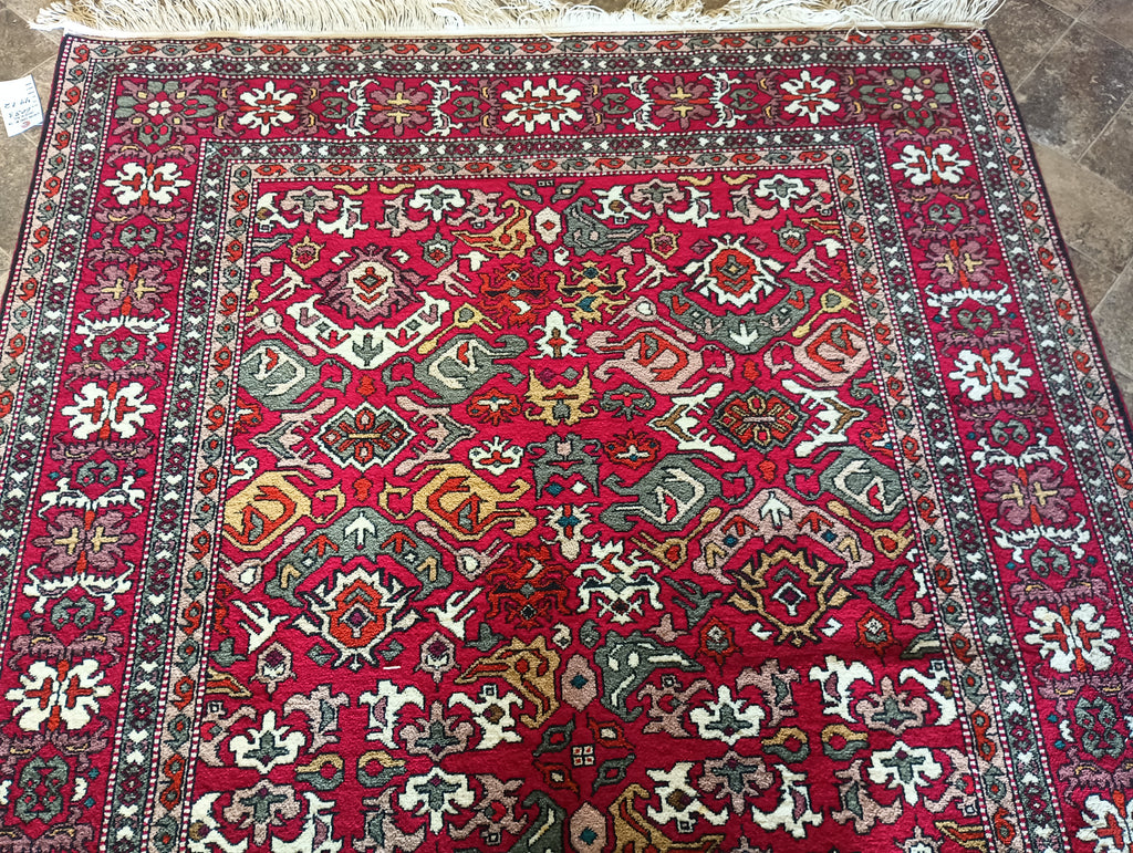 4.9 x 7.2 Shrivan Wool handmade Azarbayjan Rug #F-6083