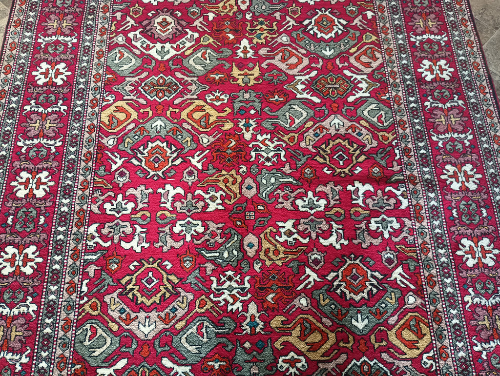 4.9 x 7.2 Shrivan Wool handmade Azarbayjan Rug #F-6083