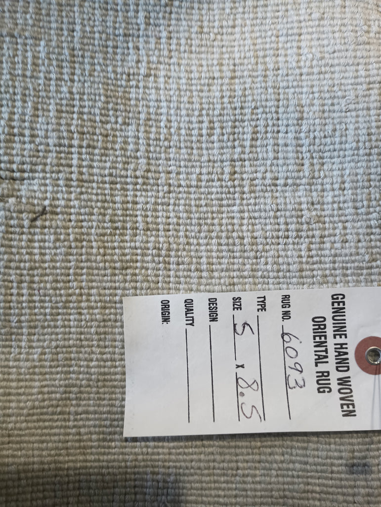 5 x 8.5 CONTEMORRAY Bamboo Silk Gray Rug #F-6093