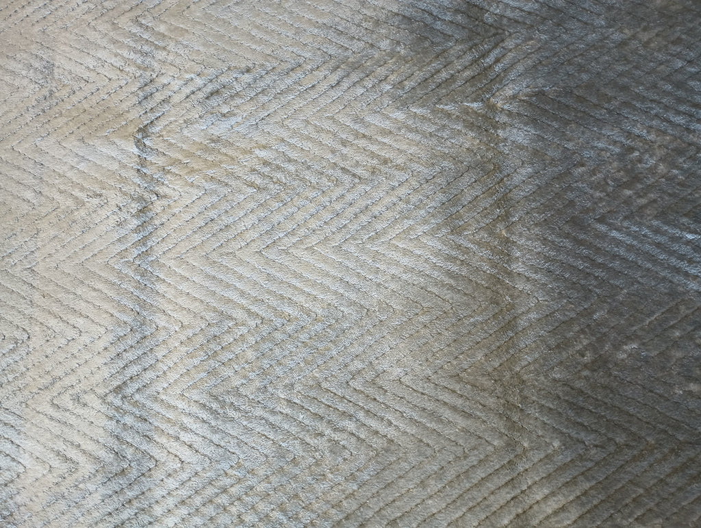 5 x 8.5 CONTEMORRAY Bamboo Silk Gray Rug #F-6093