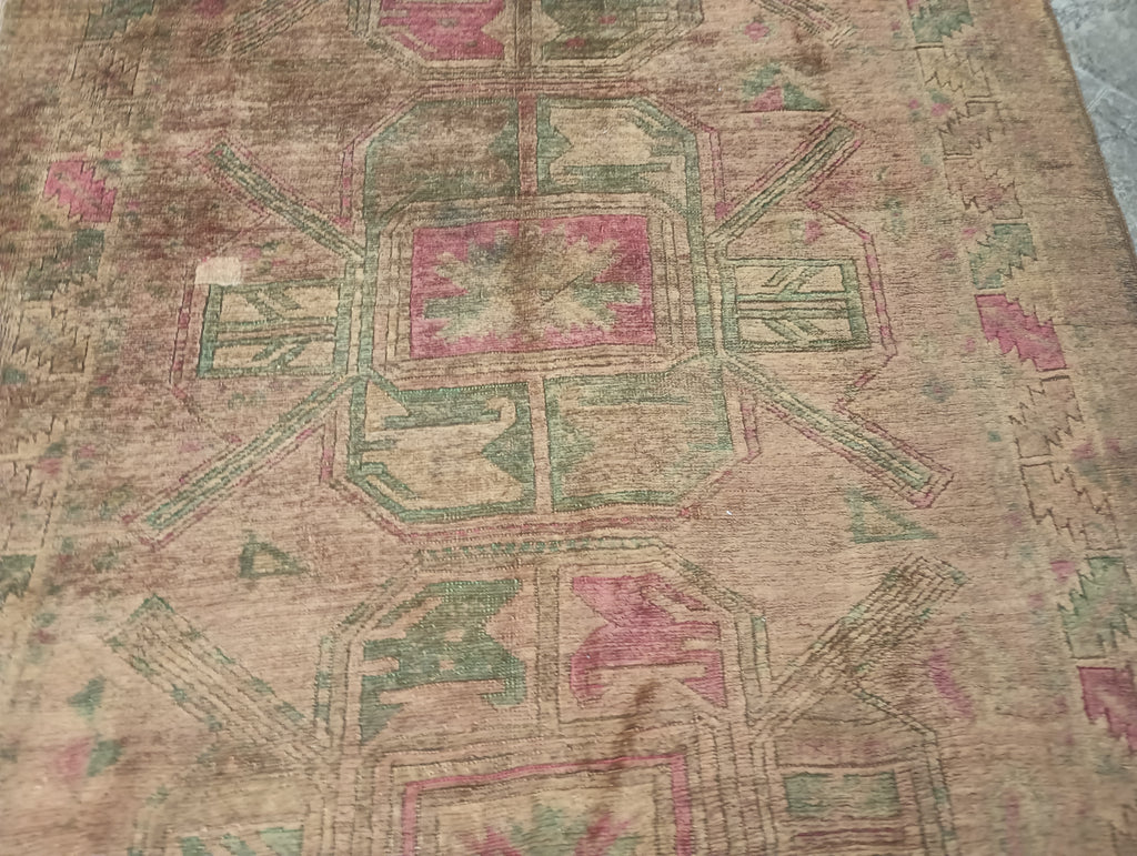 5 x 9.4 Antique Overdyed Kazak Rug #PIX-19723