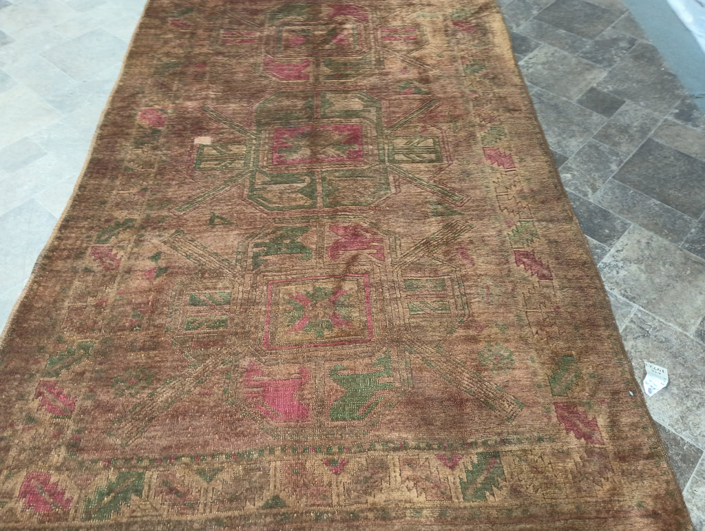 5 x 9.4 Antique Overdyed Kazak Rug #PIX-19723
