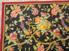 Load image into Gallery viewer, 9.0 x 11.9 BLACK English Garden Needle Point Hand Stich #F-6097