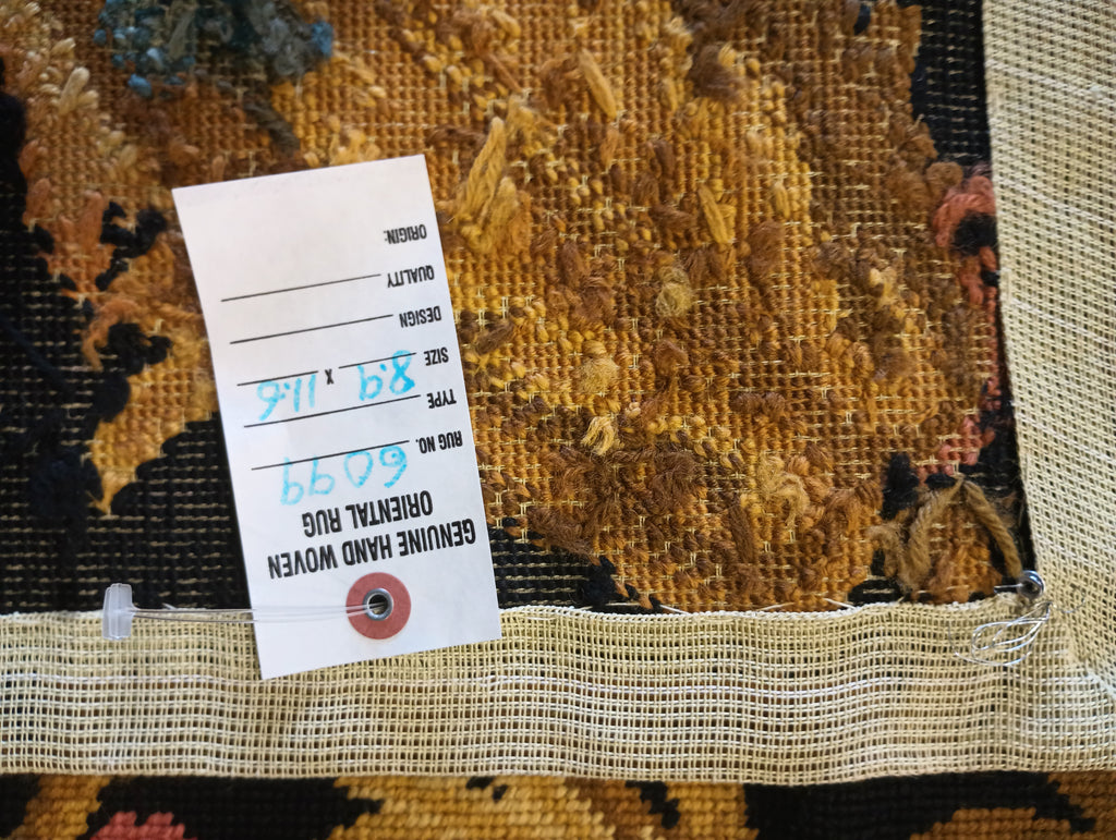 8.9 x 11.6 BEAUTIFUL ENGLSH GARDEN TREE Needle Point Hand Stich #F-6099