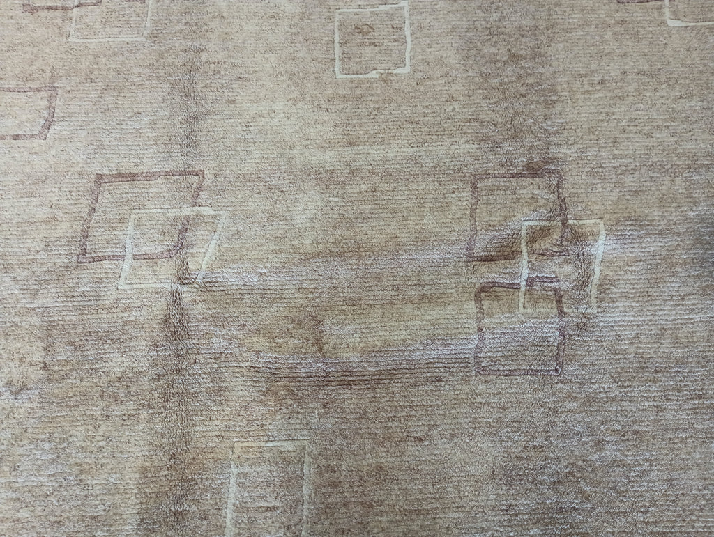 5.1 x 6.1 New Handmade Nepali Rug BROWN #F-7009