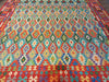 Load image into Gallery viewer, Sided-Kilim-Colorful-Wool-Rug.jpg