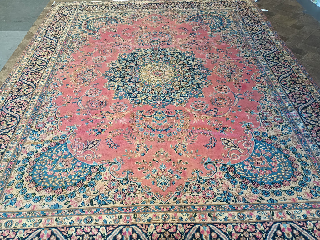 9.9 x 12.9 Handmade Tabriz Persian Rug #F-6097a