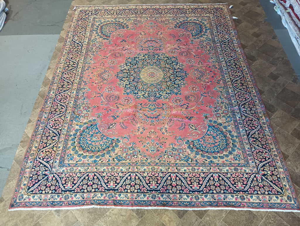9.9 x 12.9 Handmade Tabriz Persian Rug #F-6097a