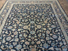 Load image into Gallery viewer, 9.3 x 13.2 Blue Kashan All Over Pattern Handmade Rug #F-6099a