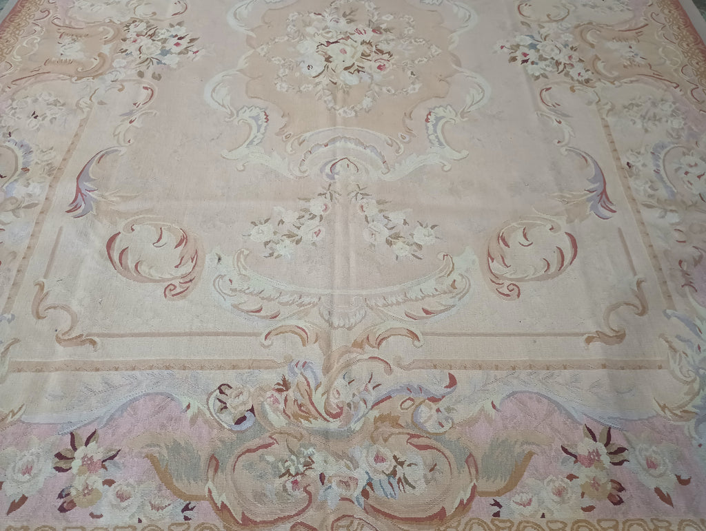 8 x 10 AMAZING Aubusson Flat Weave Rug #PIX-20760
