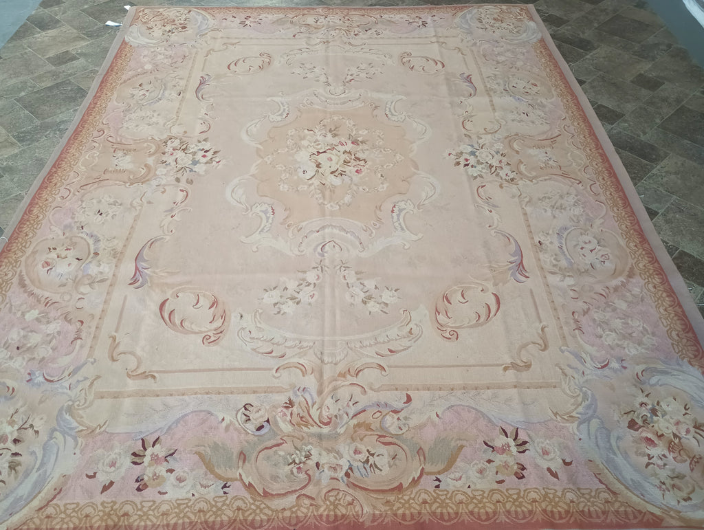 8 x 10 AMAZING Aubusson Flat Weave Rug #PIX-20760