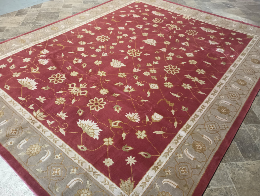 7.9 x 9.10 QUALITY Tibbett Wool Handmade Ruyg #F-6149