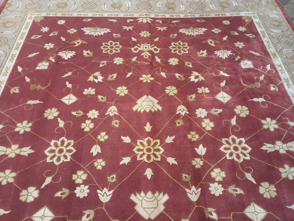 7.9 x 9.10 QUALITY Tibbett Wool Handmade Ruyg #F-6149