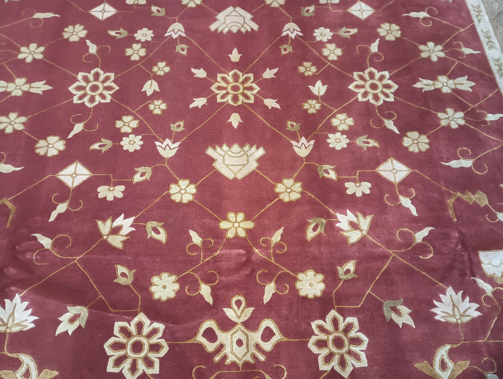 7.9 x 9.10 QUALITY Tibbett Wool Handmade Ruyg #F-6149