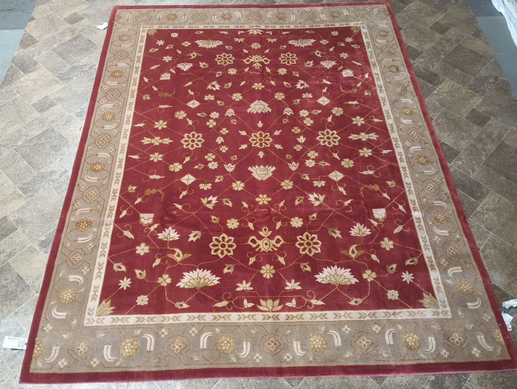 7.9 x 9.10 QUALITY Tibbett Wool Handmade Ruyg #F-6149