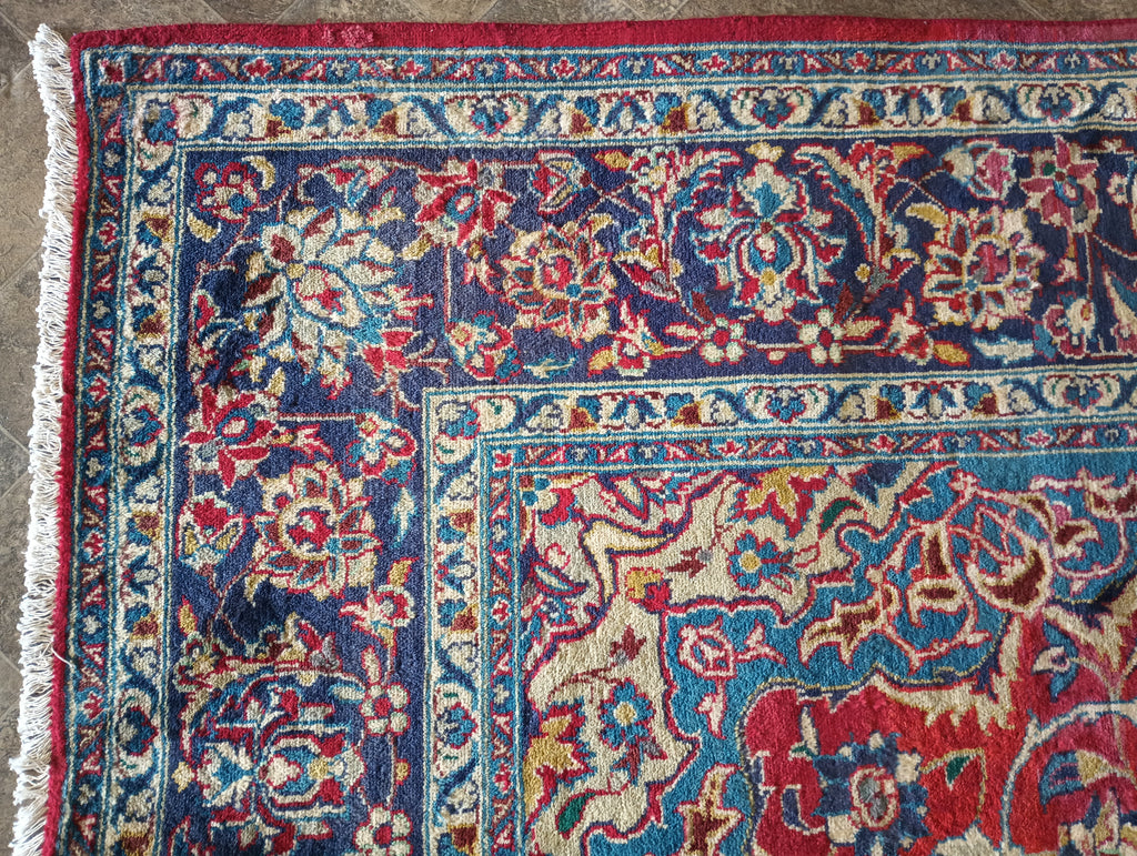 7.10 x 11.7 Pre-Owned Persian Rug Najafabad Esfahan #F-6155