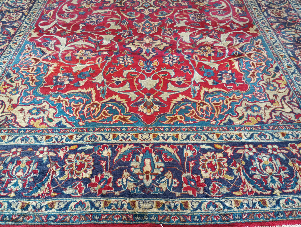 7.10 x 11.7 Pre-Owned Persian Rug Najafabad Esfahan #F-6155