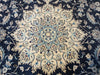 Load image into Gallery viewer, 6.7 x 10 Persian Nain Rug Wool and Silk Quality Handmade carpet #F-6180