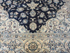Load image into Gallery viewer, 6.7 x 10 Persian Nain Rug Wool and Silk Quality Handmade carpet #F-6180