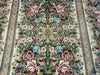 Load image into Gallery viewer, 9.3 x 11.10 FRENCH Needle Point WOOL PILE RUG BLACK #F-6181