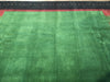 Load image into Gallery viewer, 8.3 x 9.11 GREEN CONTEMPORARY HANDMADE GABBEH Carpet HAPPY RUG #F-6200