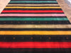 Load image into Gallery viewer, 8.3 x 10.0 Handmade Gabbeh Rug Contemporary BLACK MULTI COLORS #F-6201