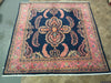 Load image into Gallery viewer, 8.3 x 8.4 SQUARE Fine Persian Sarouk Lilihan Rug 72341