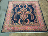 Load image into Gallery viewer, 8.3 x 8.4 SQUARE Fine Persian Sarouk Lilihan Rug 72341