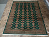 Load image into Gallery viewer, 8.2 x 11 Dark GREEN Jaldar Bokara Rug Handmade Pakistan #F-6213