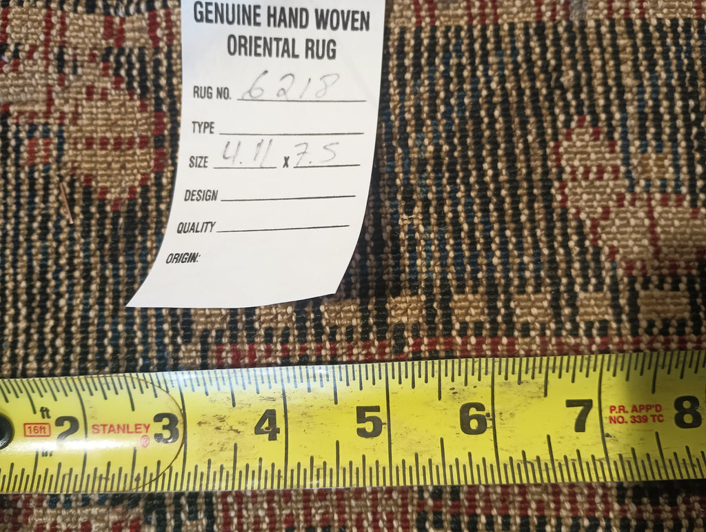 5.0 x 7.5 Semi Antique Persian Kurdistan Rug #F-6218