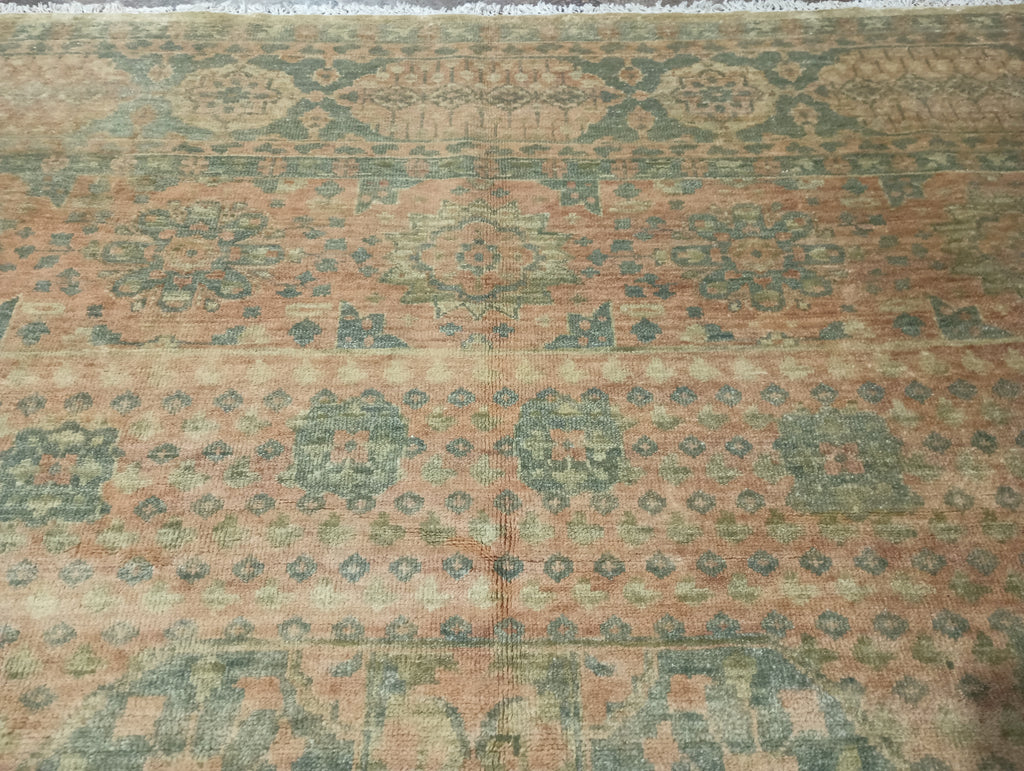 7.9 x 9.10 Handmade Oushak rug #F-6251