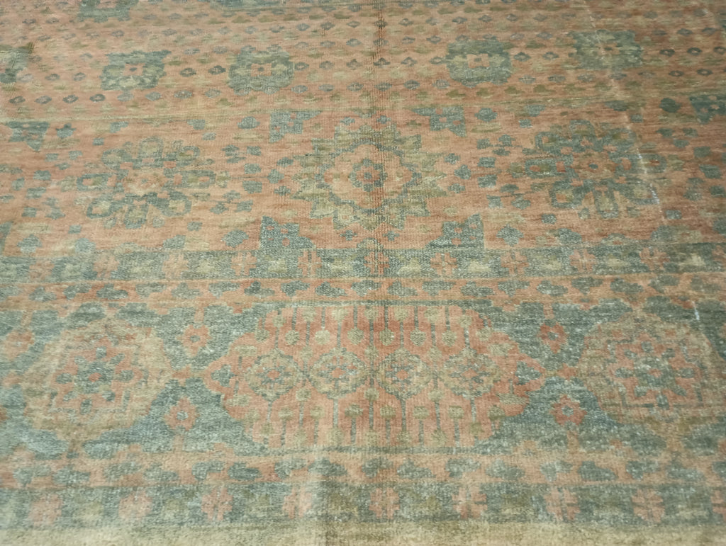 7.9 x 9.10 Handmade Oushak rug #F-6251