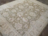 Load image into Gallery viewer, 7.10 x 9.9 OLIVE GREEN Handmade New Rug #F-6270