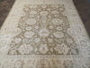 Load image into Gallery viewer, 7.10 x 9.9 OLIVE GREEN Handmade New Rug #F-6270