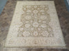 Load image into Gallery viewer, 7.10 x 9.9 OLIVE GREEN Handmade New Rug #F-6270