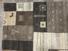 Load image into Gallery viewer, 8.5 x 11.4 BROWN KAMEL GABBEH WOOL RUG THICK WOOL CONTEMPORARY CARPET #F-6279