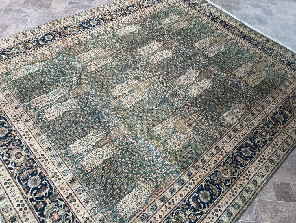 7.11 x 9.10 GREEN Ziglar new Rug #F-6280