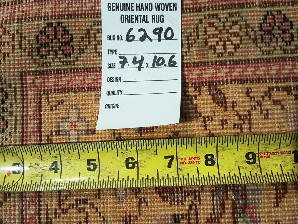 7.4 x 10.6 Semi-Antique Turkish Qaisari Rug #F-6290