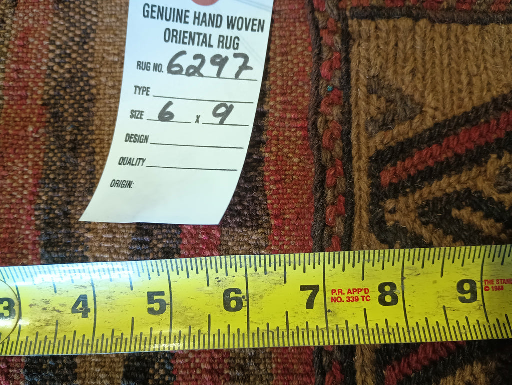 6 x 9 Tribal Afghan Kilim Rug #F-6297