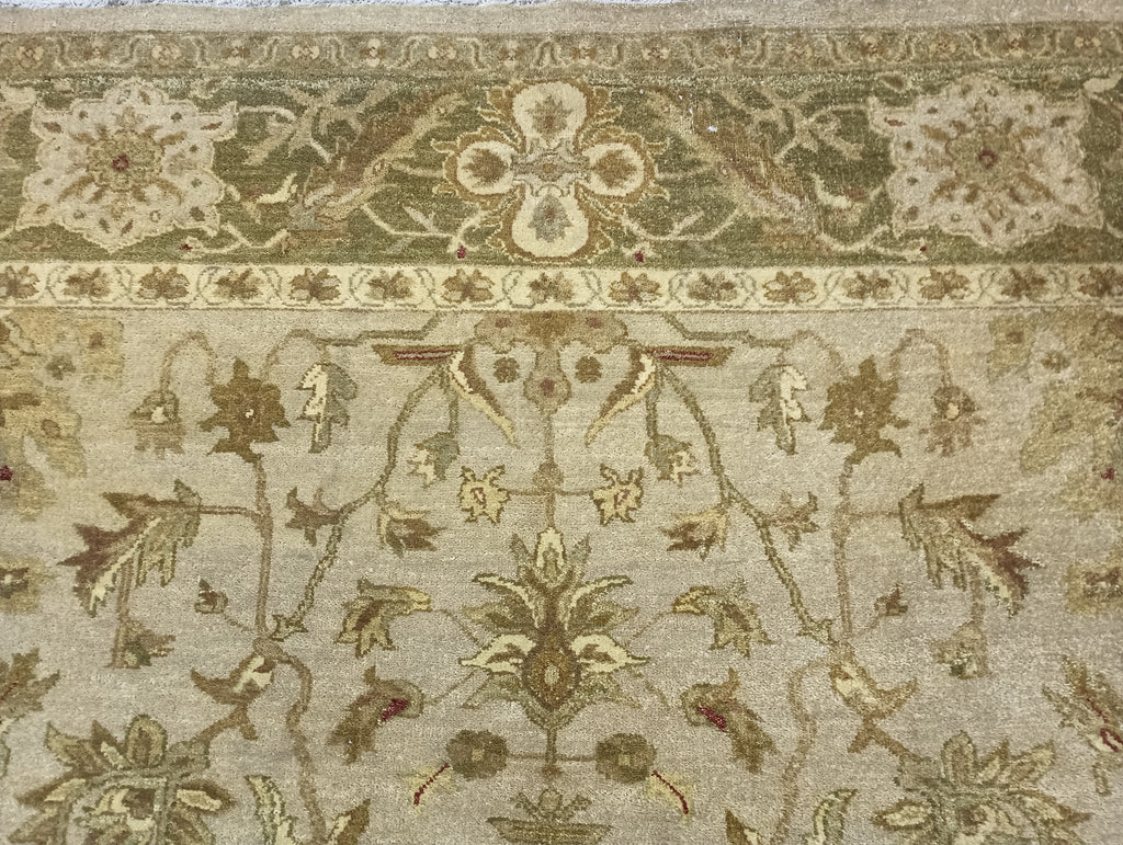 6 x 9 Quality New Handmade Rug GREEN OLIVE Natural Wool #F-6323