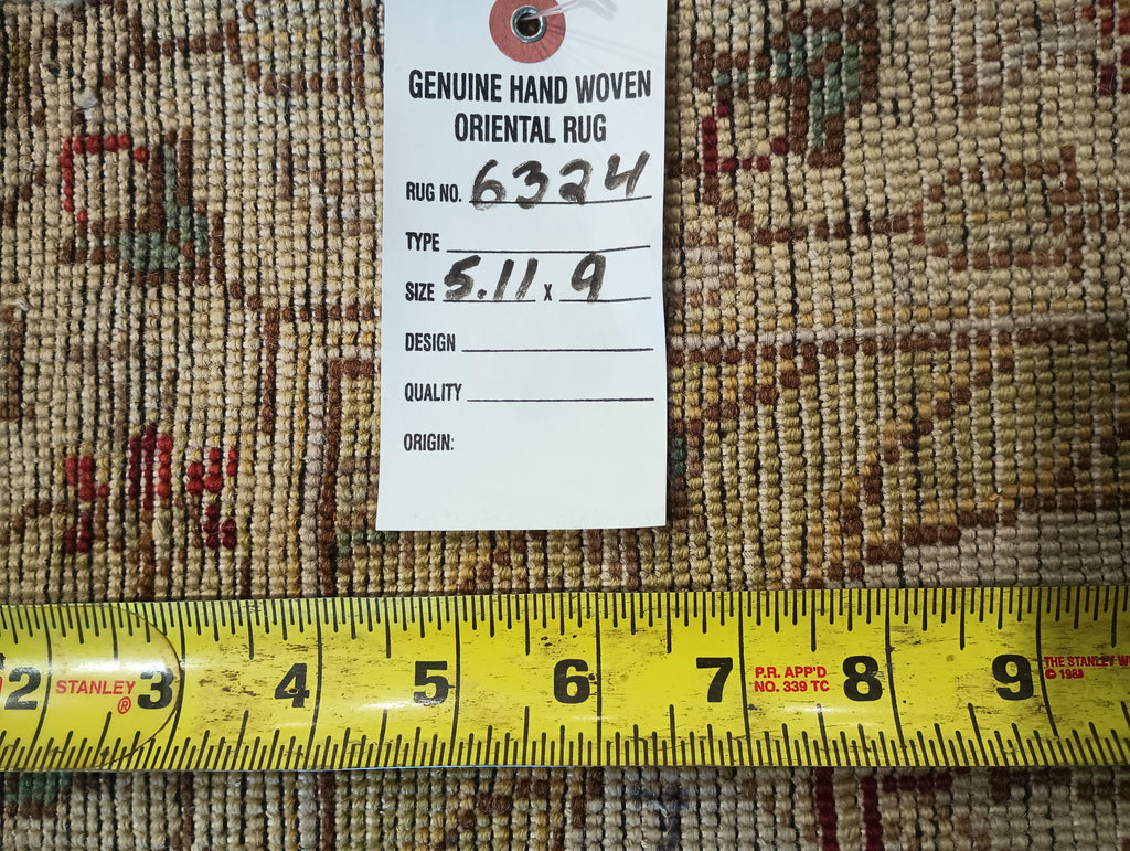 6 x 9 Light Mint Green Jaipour Quality Wool Rug #F-6324