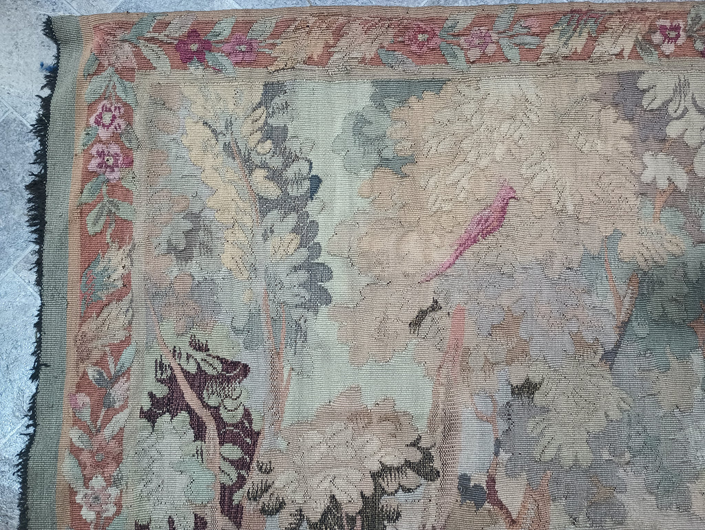 6' x 8' Tapestry Handmade  17 Century reproduction  #F-6325