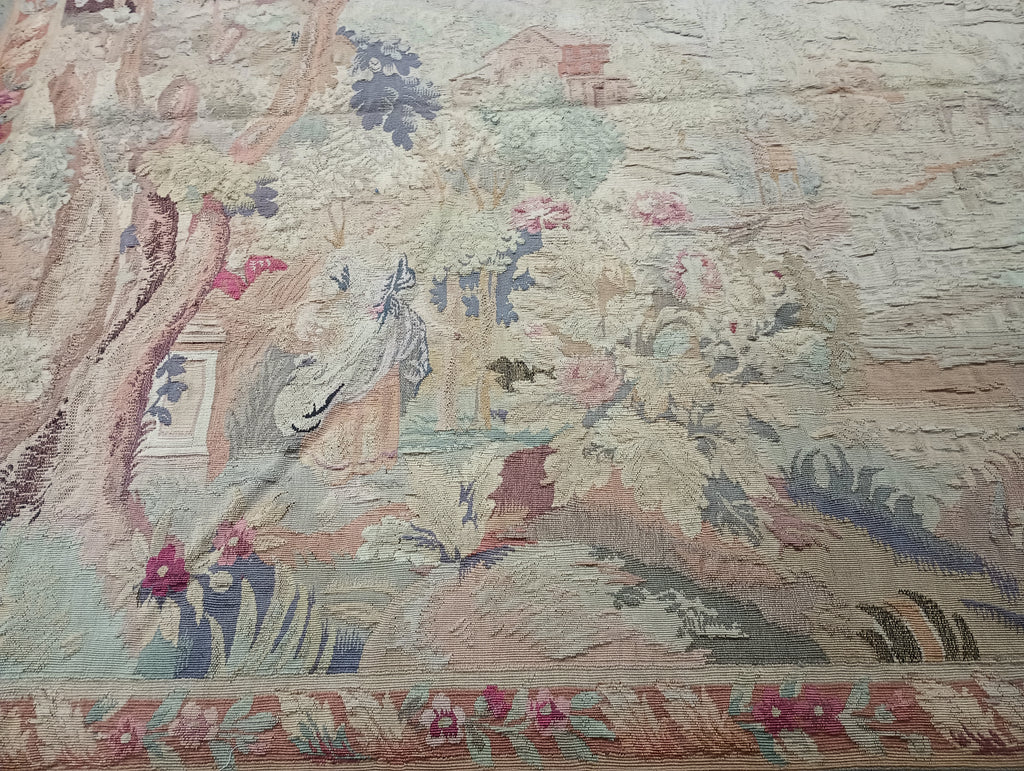 6' x 8' Tapestry Handmade  17 Century reproduction  #F-6325
