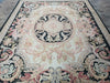 Load image into Gallery viewer, 8 x 10 Amazing Aubusson Flat Weave BLACK #F-6330