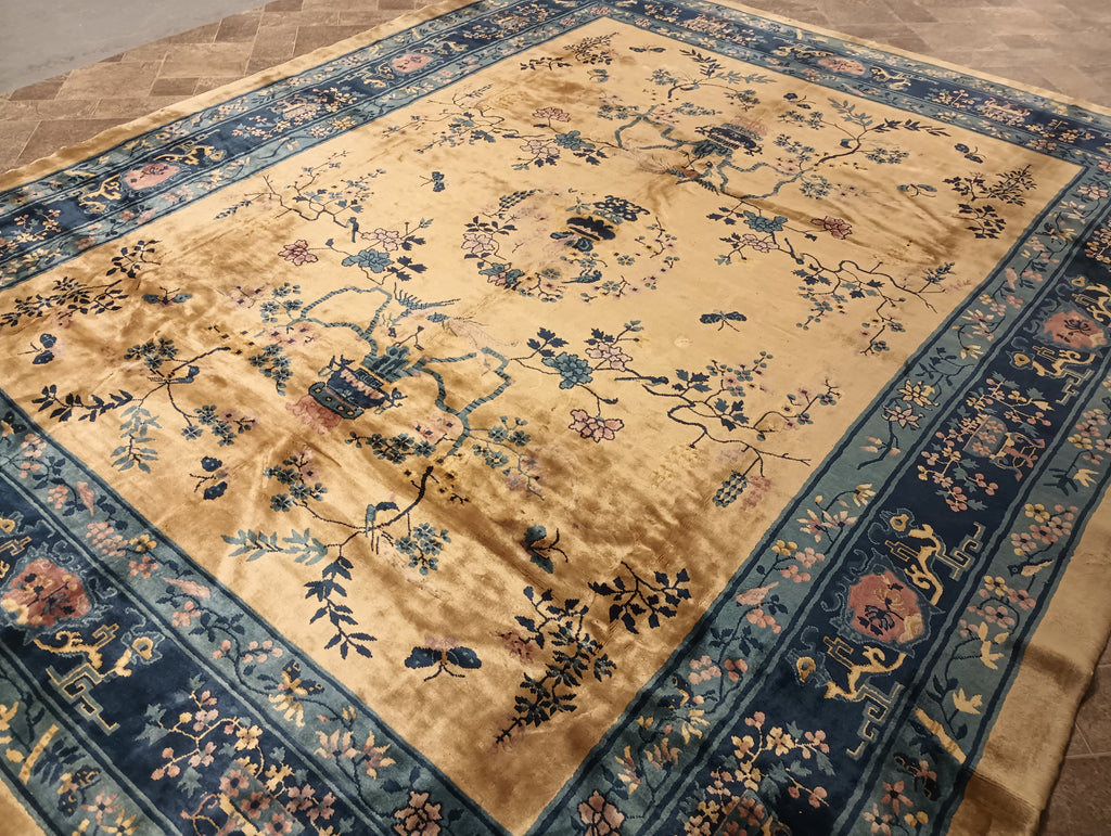 9.3 x 11.2 Art Deco Chinese Rug #F-6340