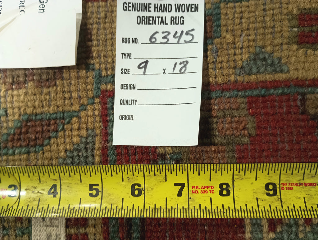 9 x 18 New Quality Handmade Rug #F-6345